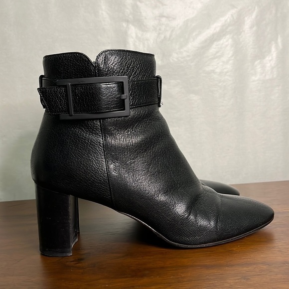 Aquatalia Women's Vanie Weatherproof Leather Booties size 8.5 - Picture 1 of 12